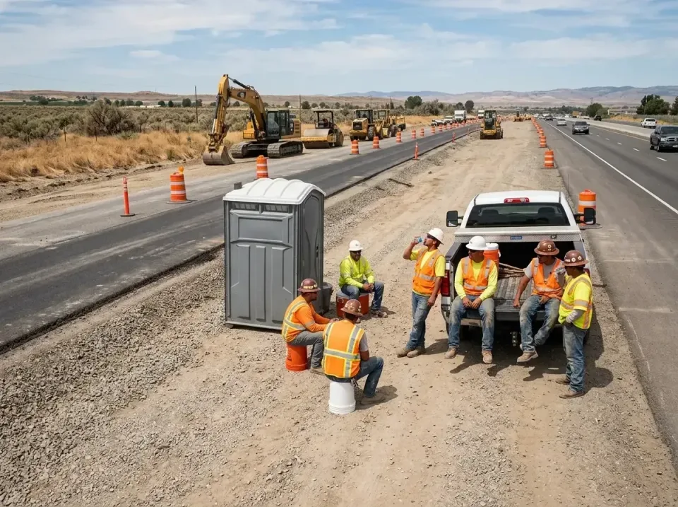 highway-road-construction-crew-007 — frequently asked questions, Porta Potty and Restroom Rentals in New Chicago, IN